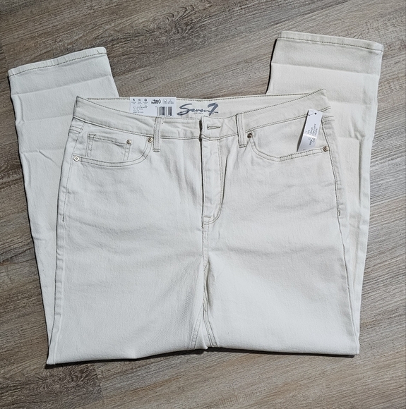 NWT Seven Premium, Modern,  Straight Leg,  Slim,  High Rise Size 12 - Picture 8 of 13